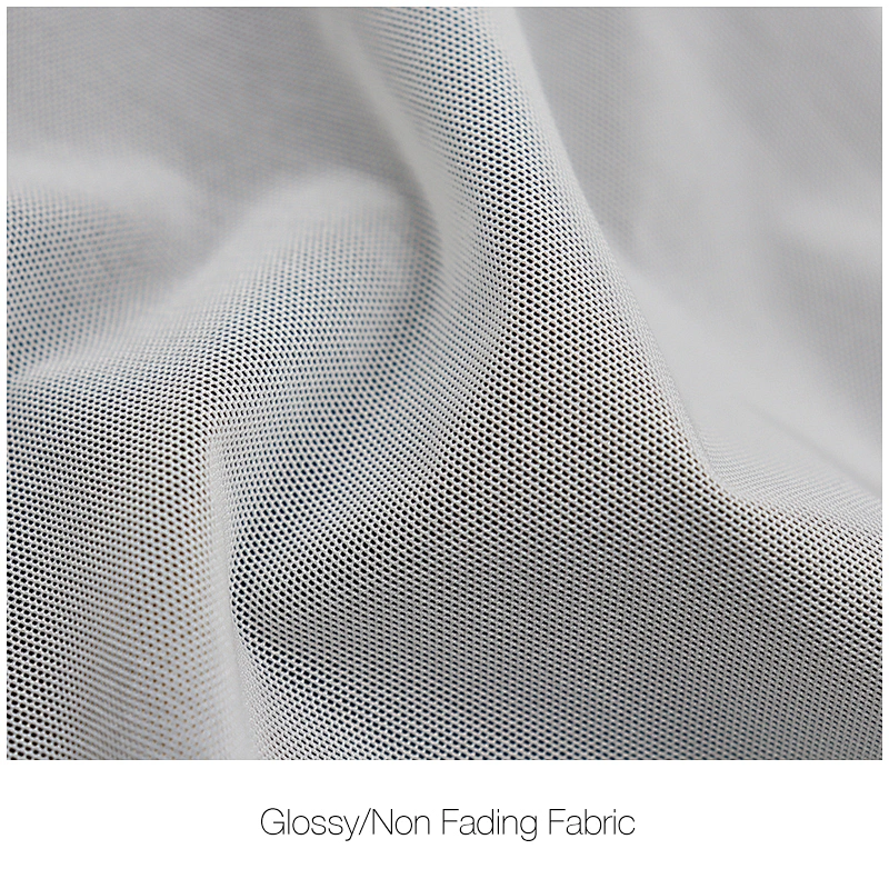 4-way stretch nylon spandex mesh knit fabric